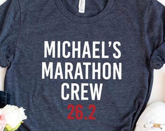 Custom Marathon Crew Shirt, Custom 26.2 Marathon Runner Name Shirt, Houston Marathon 26.2 Shirt, Family Matching TX Run Shirt