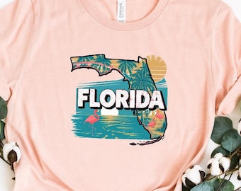 Florida Shirt, Florida State Shirt, Home State Shirt, Florida Travel Gift, Retro Florida Tee, State Shirts, Florida Pride, Florida Lover Tee