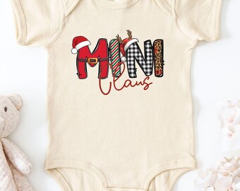 Mini Claus Shirt, Mini Christmas Shirt, Toddler Holiday Sweatshirt, Gifts For Kids, Christmas Family Tee, Family Claus Shirt, Xmas Baby Tee