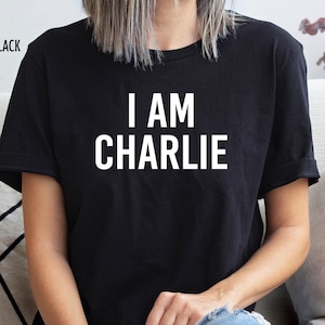 I am Charlie Shirt, Political Charlie Kirk T-Shirt, Faith Freedom Justice Shirt, Inspirational Christian Prayer Shirt, Freedom Shirt