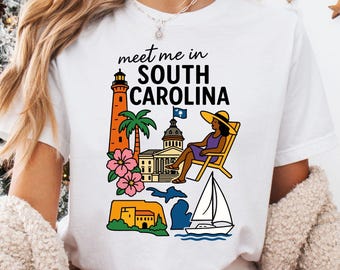 Meet Me In South Carolina Shirt: South Carolina State Pride Tee
