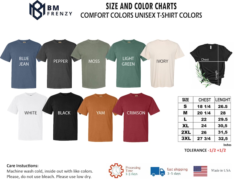 a group of t - shirts with different colors and sizes