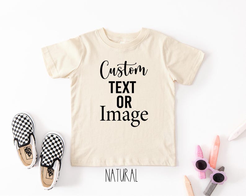 Custom Text Youth Shirt, Personalized Toddler Tee, Customized Text Youth T-Shirt, Your Text Youth Shirts, Custom Youth T-Shirts