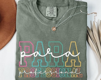 Paraprofessional Shirt, Teacher Aide Shirt, Para Squad Shirts, Para Educator Shirt, Para Shirt Gift, Back To School
