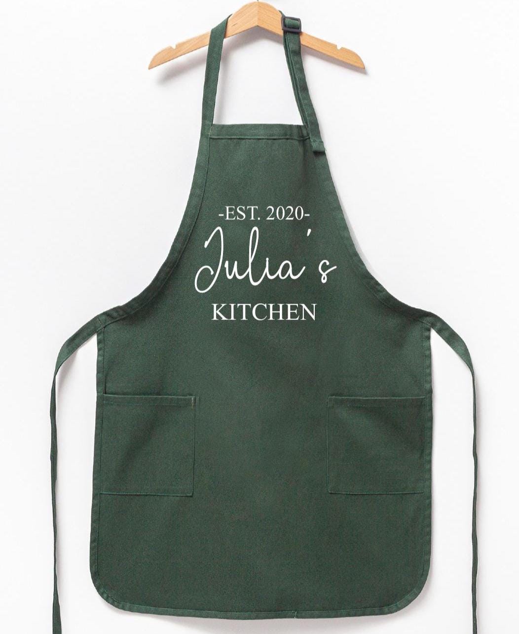 Written Aprons Personalized Apron, Custom Name Apron, Chef Apron, Customized Text ...