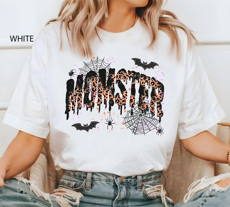 Halloween Mom shirt, Momster shirt for Halloween, Spooky Season Crewneck, Funny Halloween Mama tee, Gift for Mom Halloween Shirt