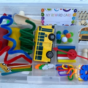 Back to School play dough sensory kit