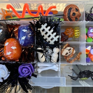 Halloween play dough sensory kit