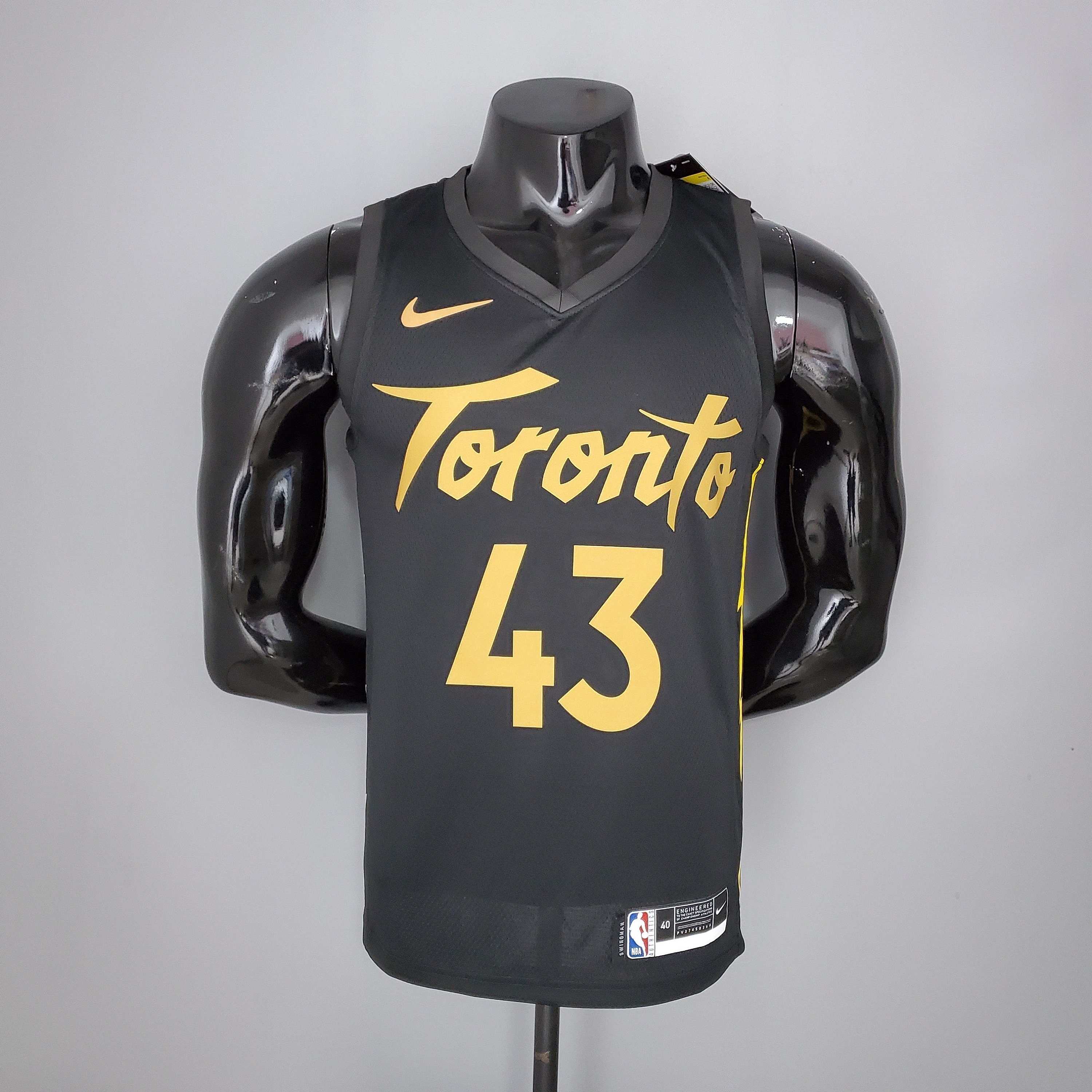 Nike Pascal Siakam Toronto Raptors City Edition Jersey '21 Black / Club  Gold