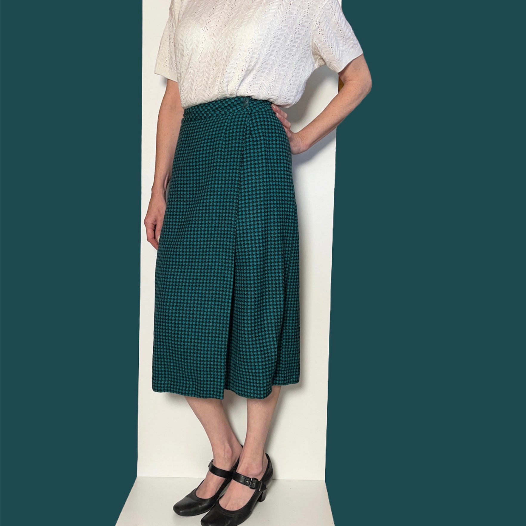 Green plaid skirt 9mm 2025