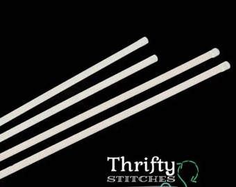 Flat Steel Corset Bones 1/4” wide X .07mm thick Rigid Boning - Choose lengths