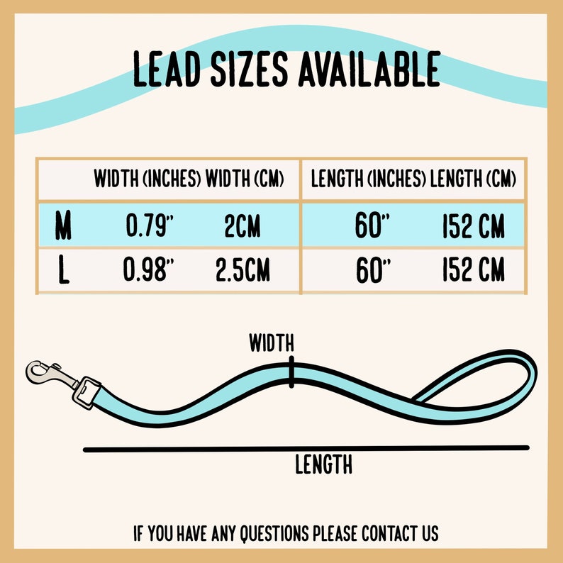 Personalized Border Collie Dog Leash: Custom Breed Illustration, Dog Owner Gift image 3