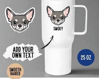Custom Chihuahua Travel Mug: Personalized Dog Breed Gift
