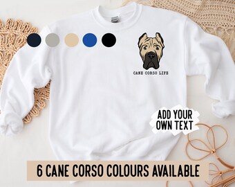 Gepersonaliseerde Cane Corso-sweater: cadeau hondenraseigenaar