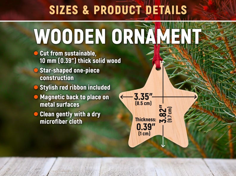 Collie Dog Christmas Tree Ornament/ Personalised Collie Breed Outline