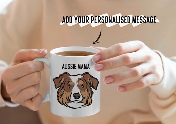 akc australian coffee mug Kangaroo w/Australian Flag Coffee Mug main image 0