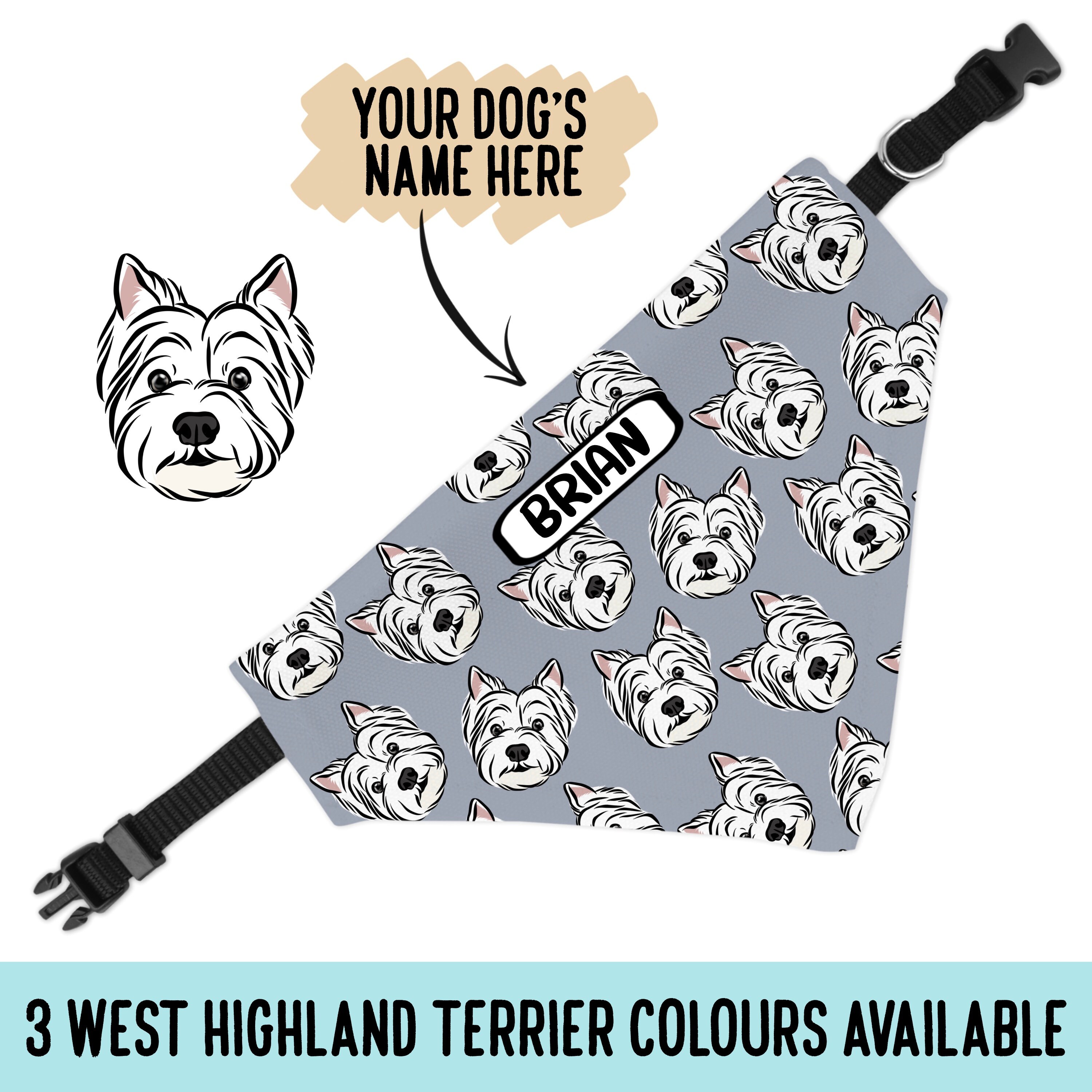 Amazon West Ham Dog Bandana Westie Dog Bandana UK