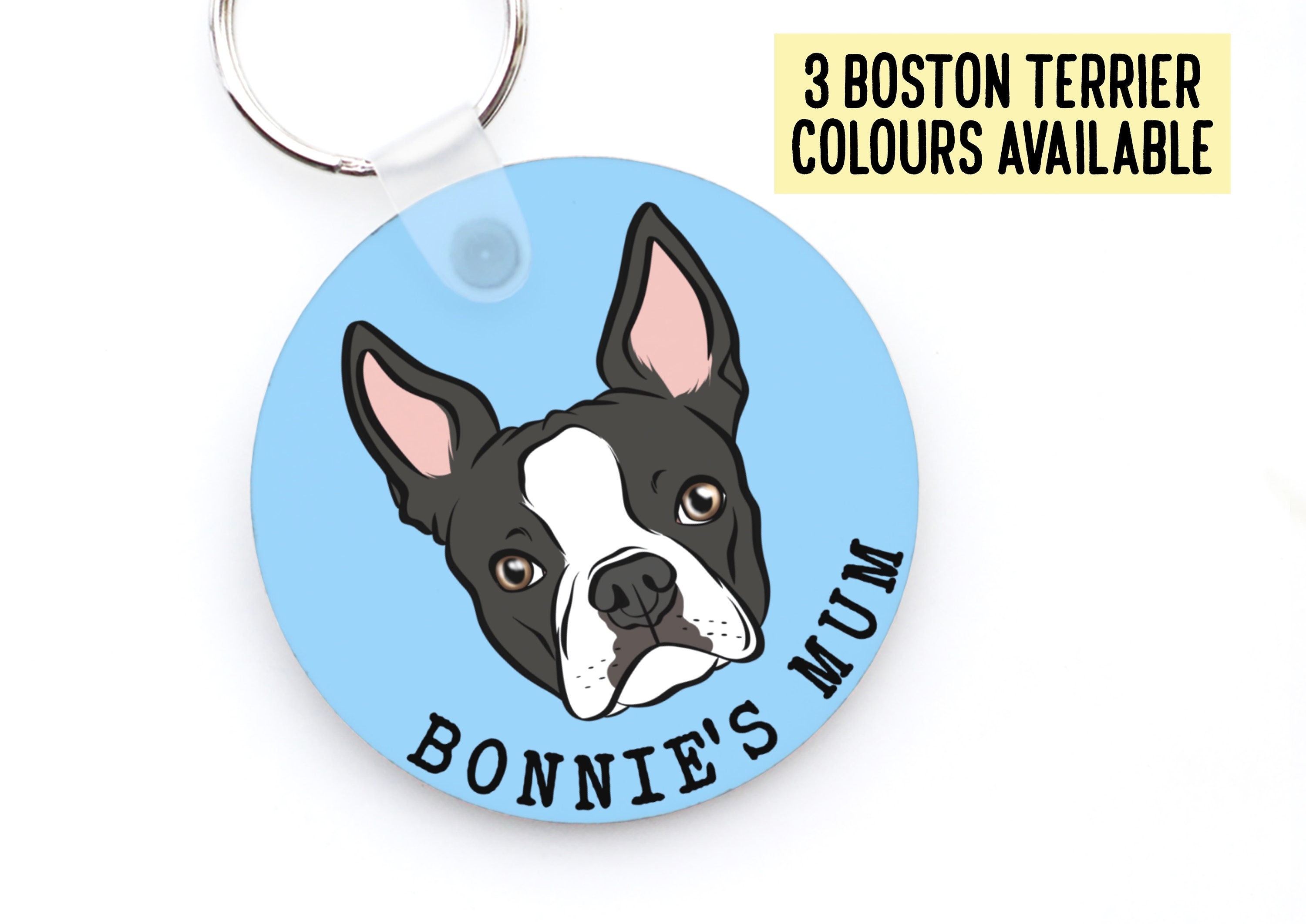 HUGS IDEA Kosmetiktasche Mit Boston Terrier-Muster, Ca. 21,5 X 14,5 X 6,5 Cm – Wasserabweisend, Mit Griff & Reißverschluss