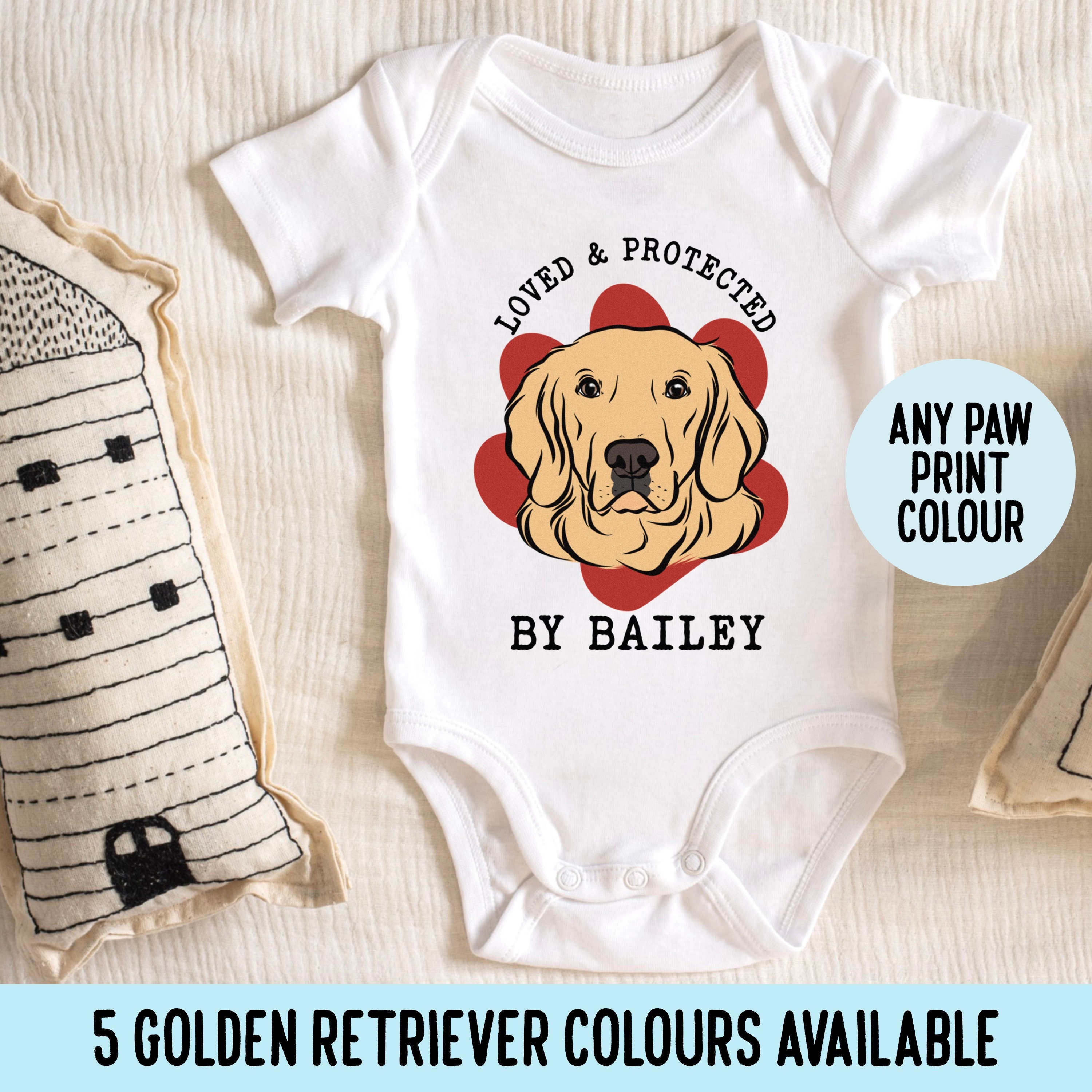 Golden retriever sale baby clothes