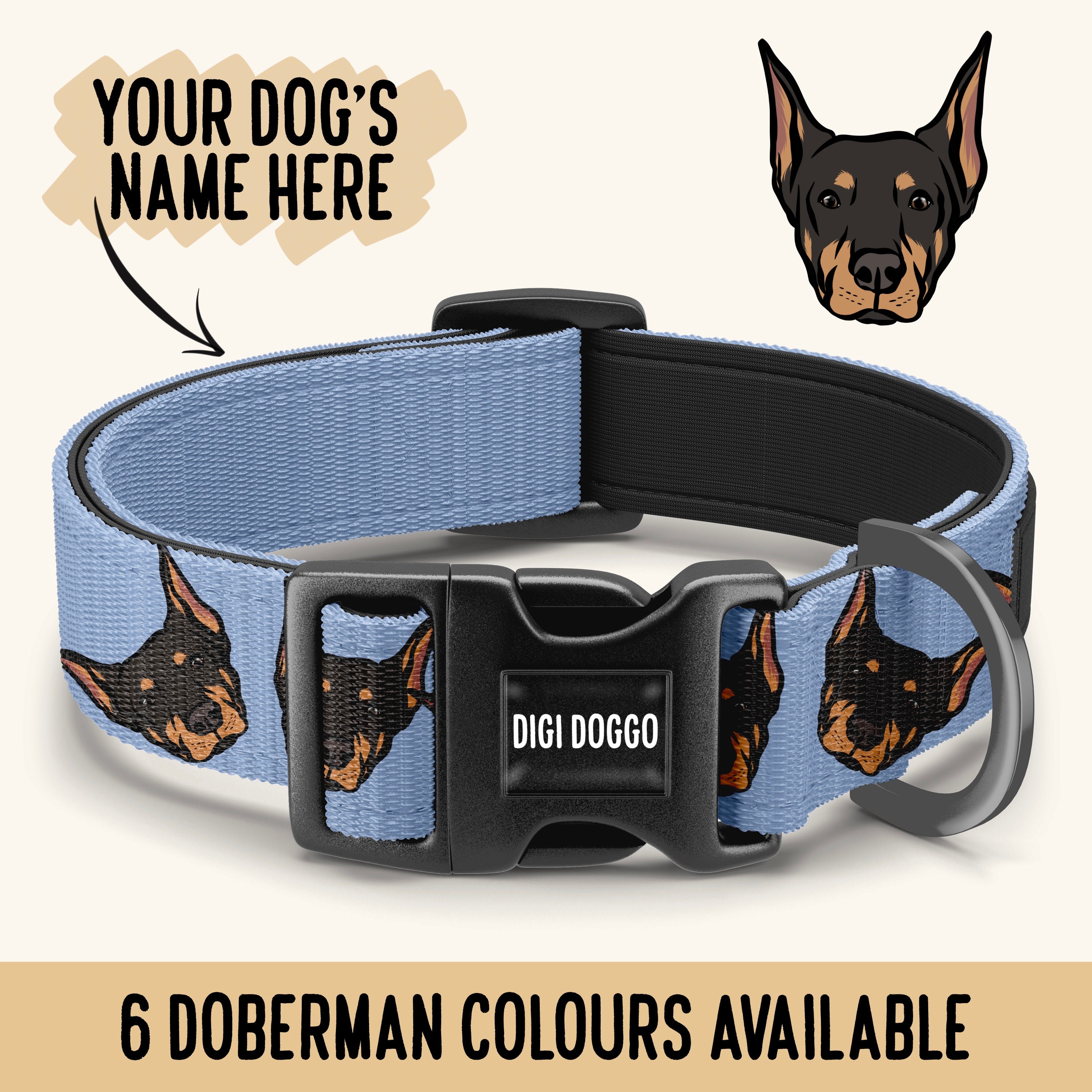 Doberman Collar Etsy Canada