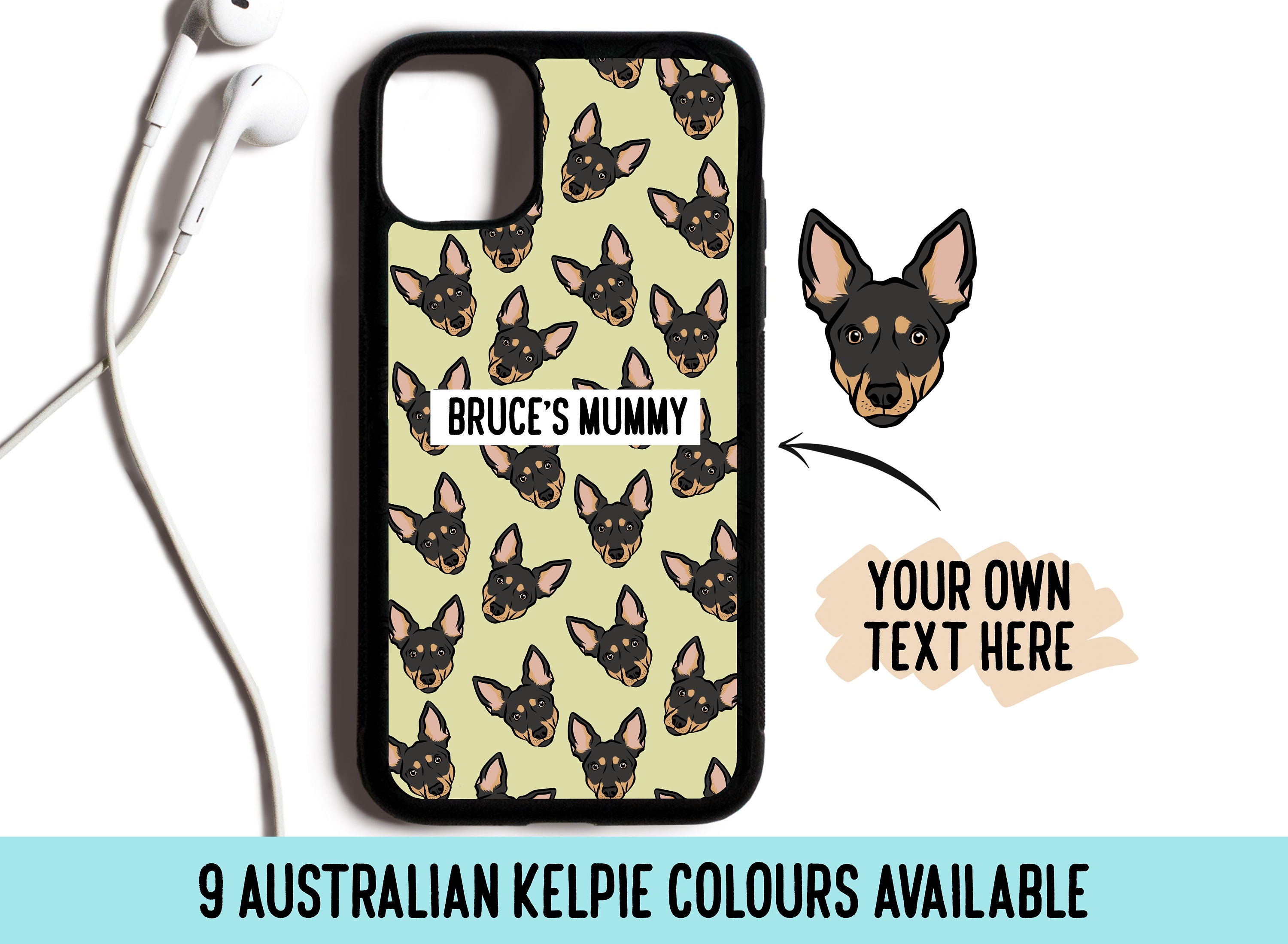 Australian Kelpie Phone Case Wallet Australian Kelpie Phone Case Wallet