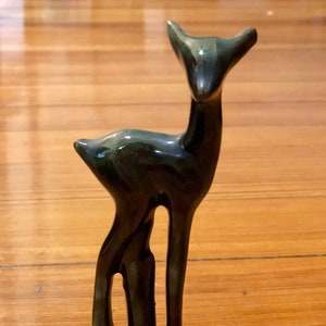 VTG Blue Mountain Pottery Deer Ceramic Figurine