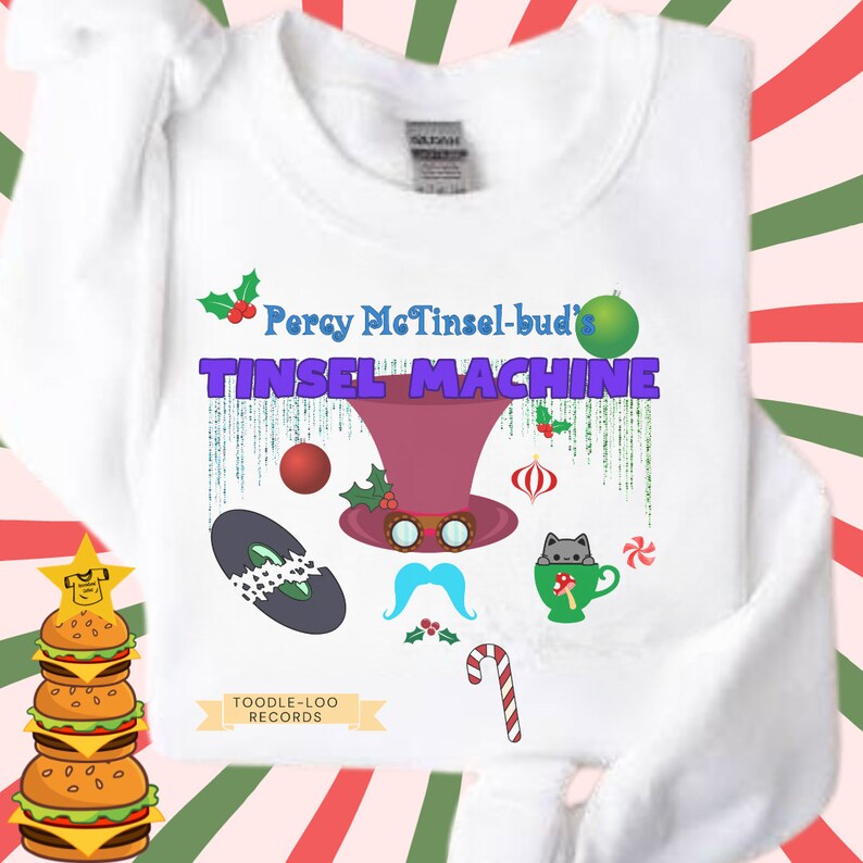 Percy Mctinselbuds Tinsel Machine Shirt Bobs Burgers Etsy