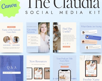 Canva Social Media Kit: Neutral Instagram Templates (Digital Download)