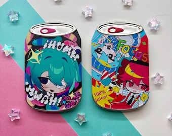 Vocaloid soda can badges