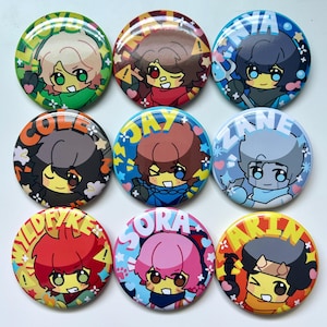 Ninja 2.25 inch badges