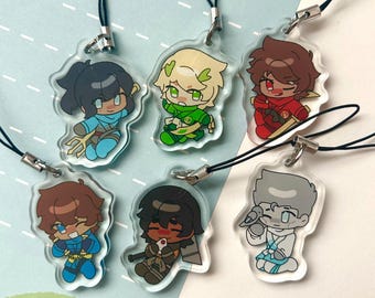 LAST CHANCE! Ninja 1.5 inch phone charms