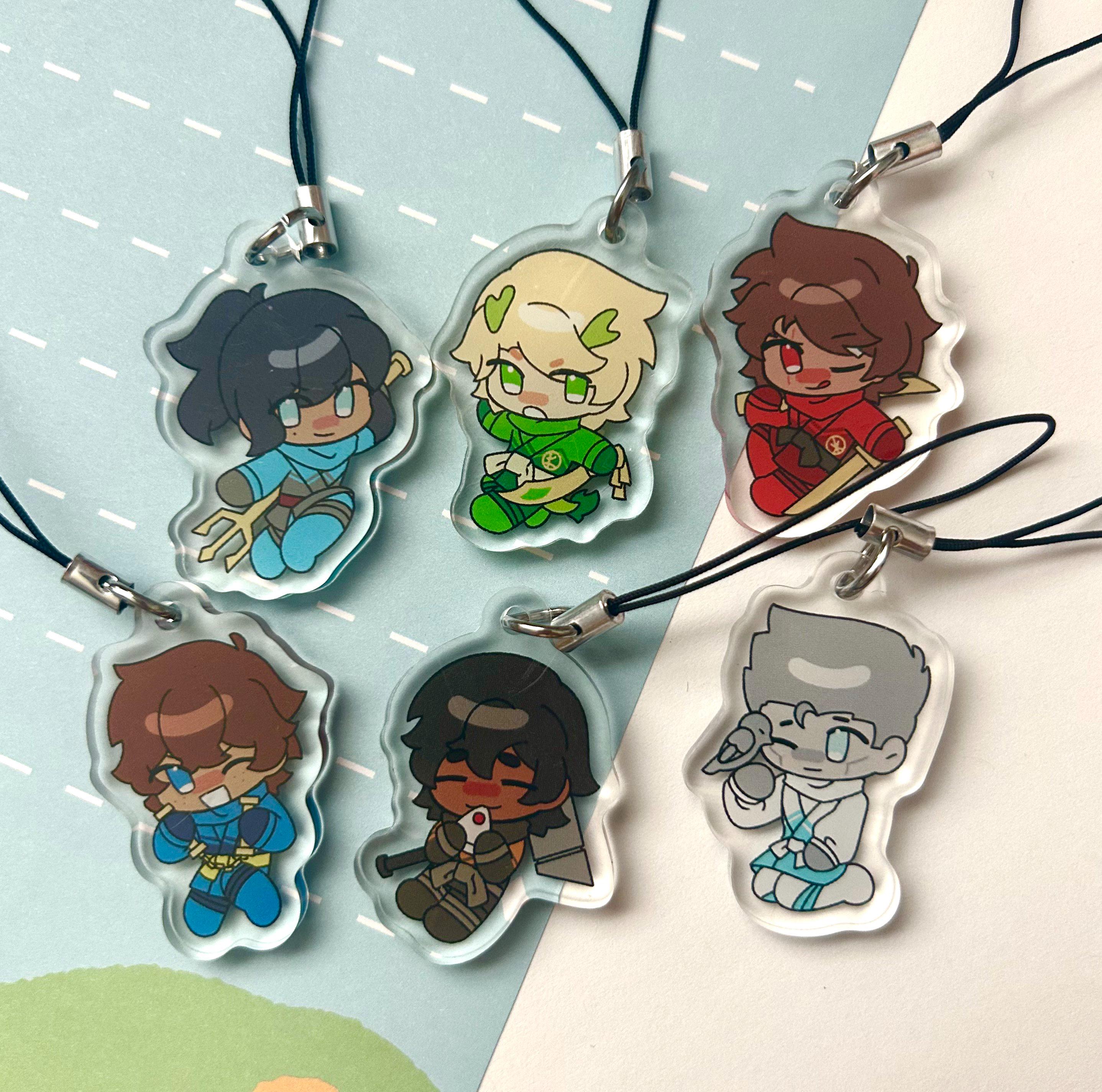 最終値下げ! ZOBAGS GOOD LUCK CHARM メッセンジャー LAST CHANCE! Ninja 1.5 Inch Phone Charms - Etsy