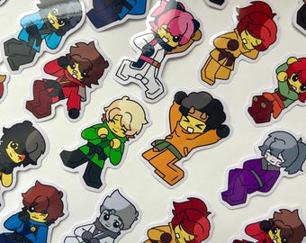 Ninja 2.5 Inch Stickers