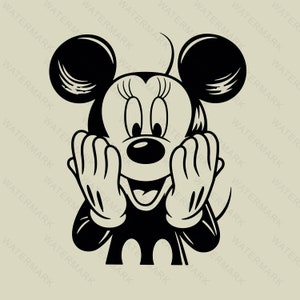 Minnie Mouse  SVG, Mouse SVG, Family Trip SVG, Customize Gift Svg, Vinyl Cut File, Svg, Pdf, Jpg, Png, Ai Printable Design File