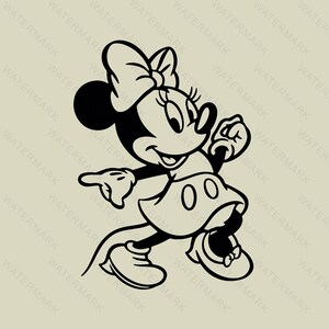 Minnie Mouse  SVG, Mouse SVG, Family Trip SVG, Customize Gift Svg, Vinyl Cut File, Svg, Pdf, Jpg, Png, Ai Printable Design File