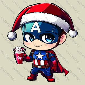 Christmas Superhero Png , Superhero PNG Files:  Graphic, High-Quality -
