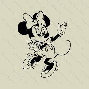 Minnie Mouse  SVG, Mouse SVG, Family Trip SVG, Customize Gift Svg, Vinyl Cut File, Svg, Pdf, Jpg, Png, Ai Printable Design File