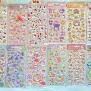 Stickers chaton dessin animé kawaii Stickers chats Stickers déco 3D, stickers déco créatifs