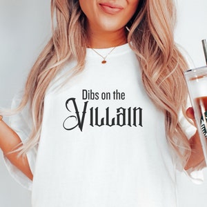 Dibs on the Villain Unisex Tee | Antihero Apparel | Bookish tee