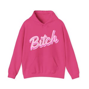 Bitch Hoodie | Pink Sweater
