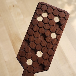 Mahogany Honeycomb Hex Paddle