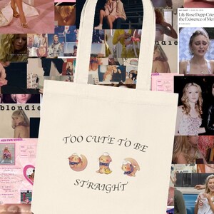 LGBT Tote Bag Bookbag Library Bag Grocery Bag Pride Display Ally Gift Homosexual Lesbian Queer Handbag