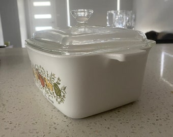 Corningware Spice of Life Pattern Casserole Etsy Canada