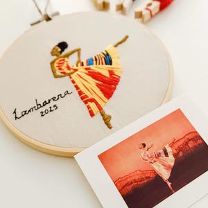 Hand Embroidered Portrait, Custom Hand Embroidery from photo, personalized embroidered keepsake