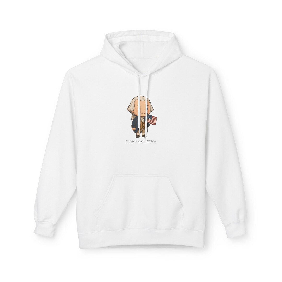 George Bush Chibi Chibi George Washington Hoodie | Cartoon History Pullover - Etsy