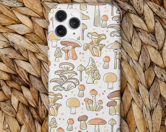 Mushroom Phone Case, Tough Cottagecore Phone Case, Cottage Core, Mushroom Lover Gift, iPhone, Samsung, Google Phone Cases