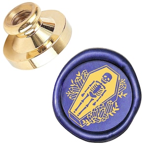 Coffin and Crystals Wax Seal