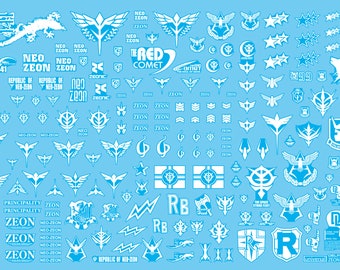 Delpi Decal HG/RG/MG Zeon Universal Century General Use Water Slide Decal