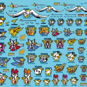 DelpiDecal 1/100 & 1/144 Multi Use Advance of Zeta AOZ Water Slide Decals