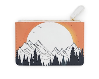 Berg Sonnenuntergang Mini Clutch Tasche